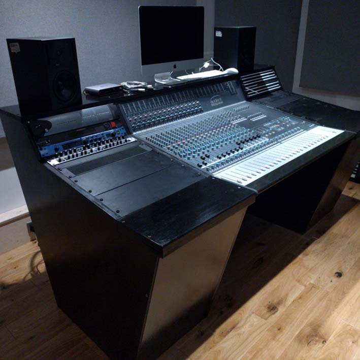 bespoke mixing desk for studio in Plymouth Devon