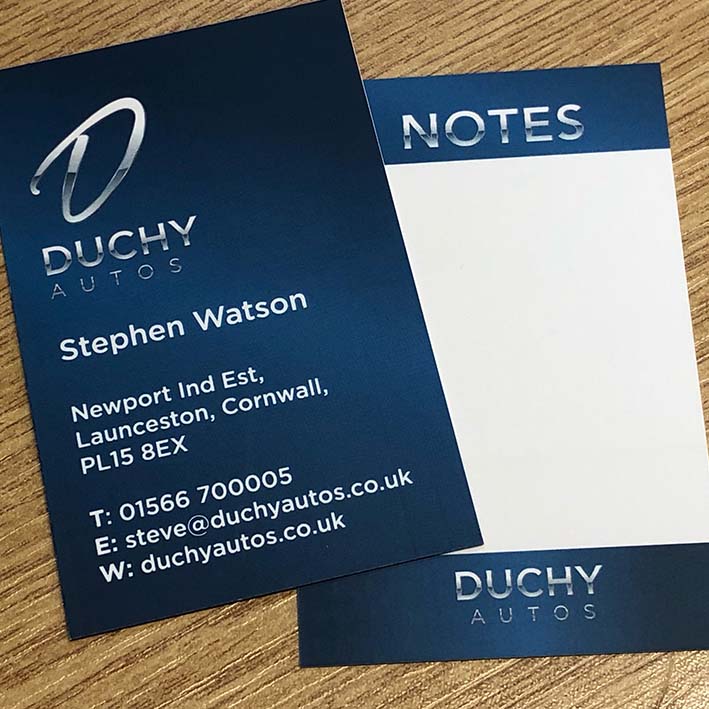 Business card printing service in Launceston by More Creative