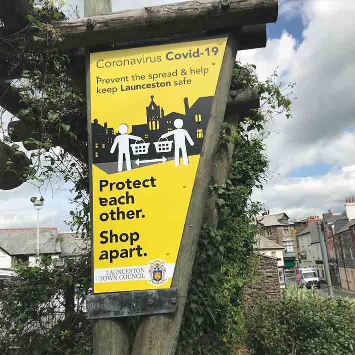 Safety Protective Signage and Screens for Covid19 in Launceston