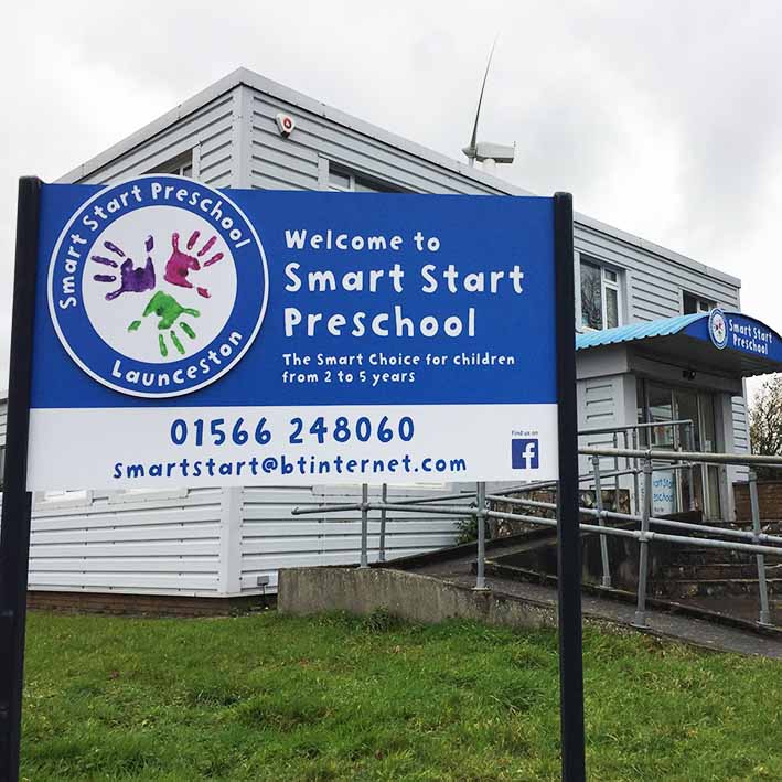 Launceston Signs Preschool Signs Made in Cornwall