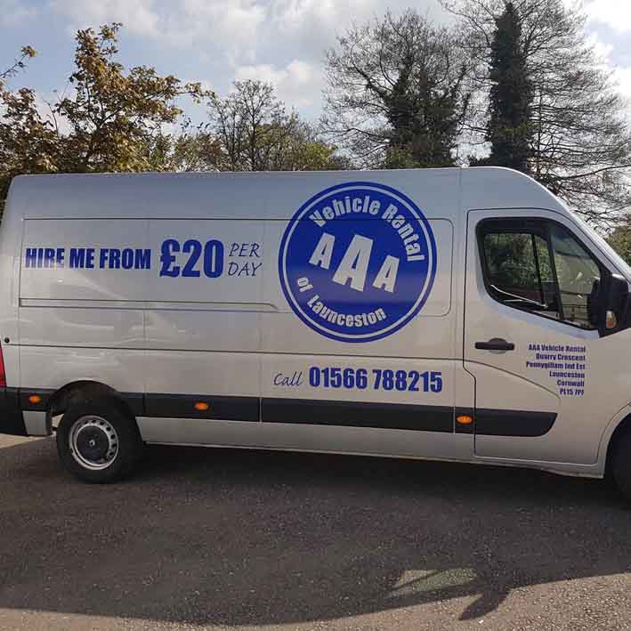 Aaa van hot sale rental