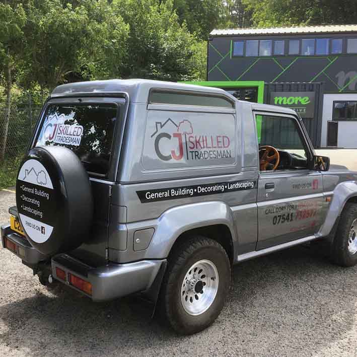 CJ Skilled Tradesman 4x4 vehicle graphics