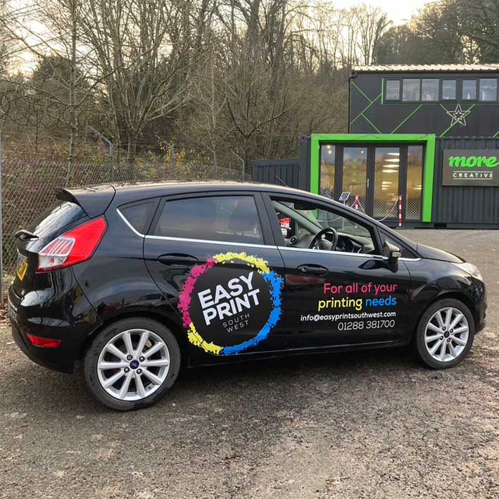 Easy Print South West car branding and signwriting