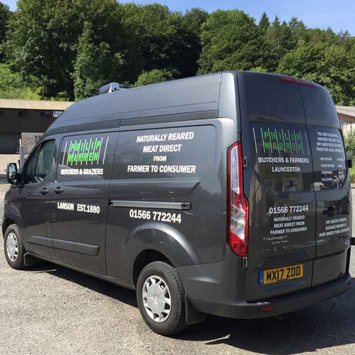 Vehicle Signwriting in Cornwall | More Creative